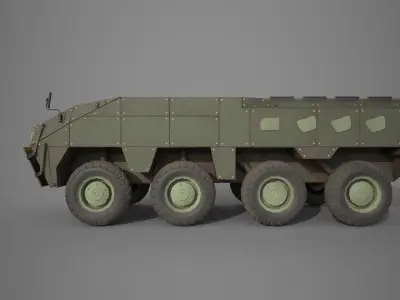 TATA Kestral APC LowPoly Low-poly 3D model