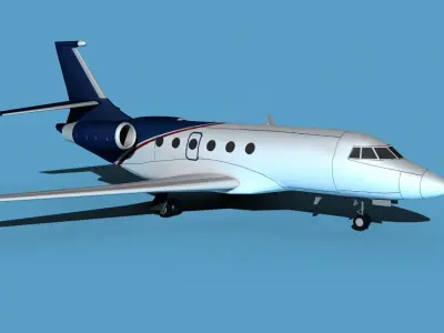 Dassault Falcon 2000 V10 3D model