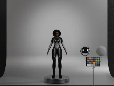 Spectrum Low-poly 3D model