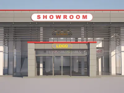 Showroom Building 3D model