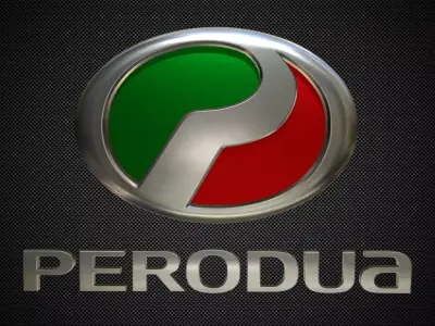 perodua logo 3D model