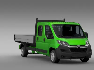 Citroen Relay Crew Cab Truck 2017 3D model