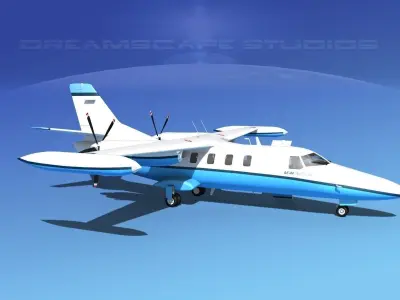 Dreamscape AF-44 Star Executive V02 3D model