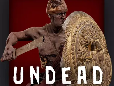 SPARTAN ILOTE UNDEAD 1 Low-poly 3D model