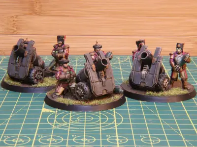 Exalted Scions - Heavy Weapons Teams 3D print model