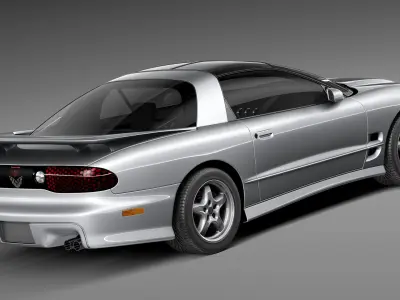 Pontiac Firebird TransAm 1999-2003 3D model