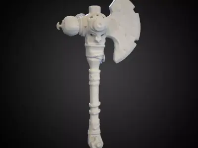 Stylized Axe 21 3D model