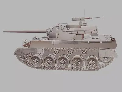 M18 Hellcat WWII Tank Destroyer 3D Printable  3D print model