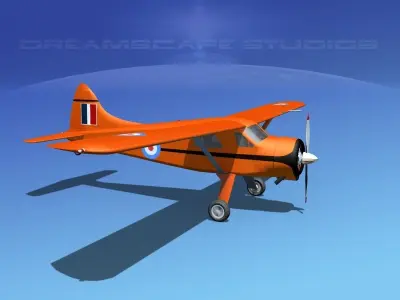 Dehaviland DH-2 Beaver RNZAF 3D model