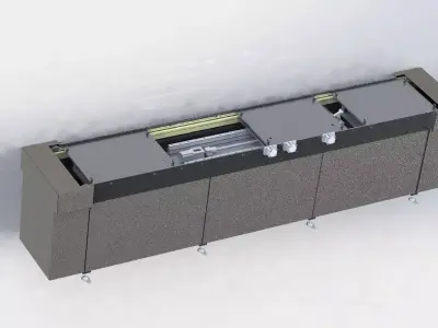 Speed-fold conveyor chains 3D model