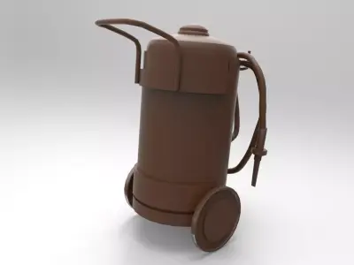 balloon fire extinguisher 3D print model