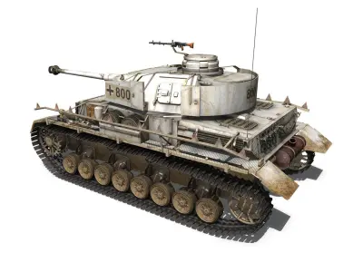 PzKpfw IV - Panzer 4 - Ausf H - Winter 3D model