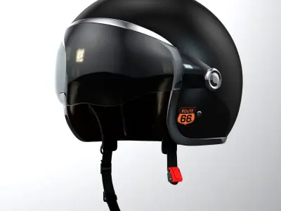 Helmet motorcycle 3D model purchase