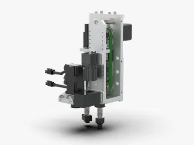 Automatic Swing Angle and Lifting Nozzle Machine 3D model