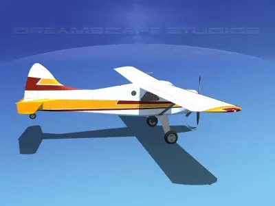 Dehaviland DH-2 Beaver SL13 3D model