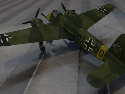 Henschel Hs-129 B-3 3D model