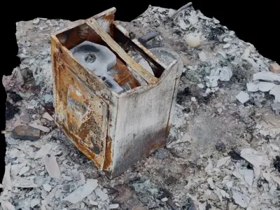 SCANS Ukraine Props Vol 1 Low-poly 3D model