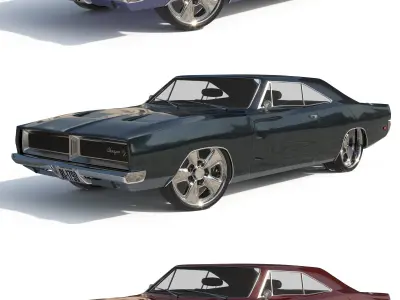 dodge charger 3D model