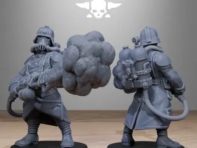 GrimGuard Flamers 3D print model