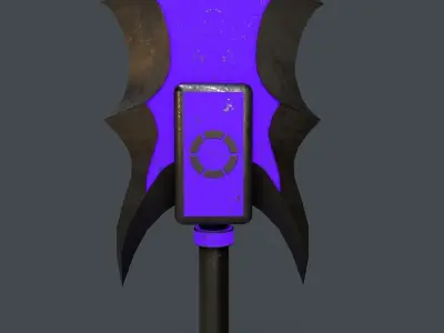 Sci-Fi Sword V4 - 03 Low-poly 3D model