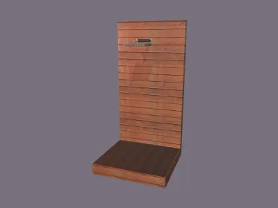 Outdoor Backyard Shower 3D model