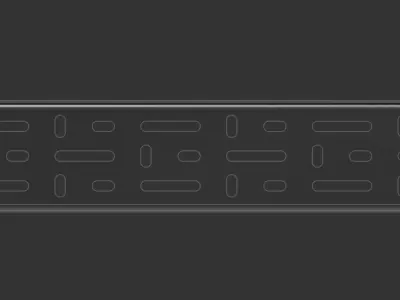 Cable Tray 75mm x 3000mm TYPE2 3D model