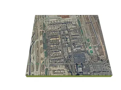 Los Angeles International Airport Terminal - High Resolution 3D model