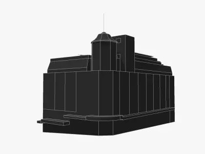 Base Backpacker Brisbane Low-poly 3D model