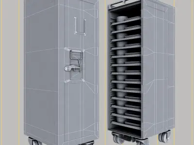 INFLIGHT SERVICE CART 3D model