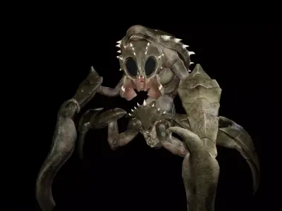 Monster Low-poly 3D model