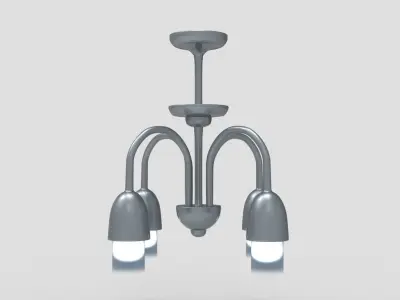 ceiling light Free low-poly 3D model