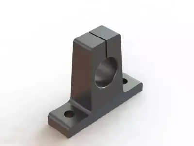 Suporte Apoio Eixo SA 20 Shaft Support SYR Linear 3D model