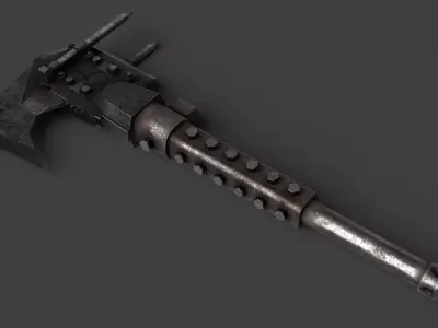 Modifiable Strike Weapon 19 Low-poly 3D model