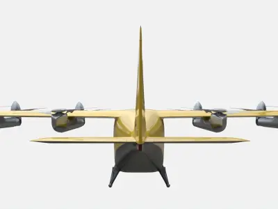 Wisk Generation 6 Aircraft 3D model