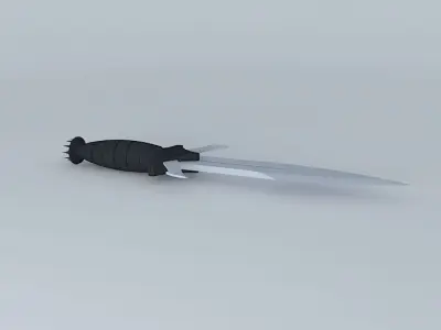 Phoenix Klingon Knife Free 3D model