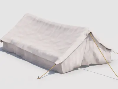 Tent 01 Low-poly 3D model