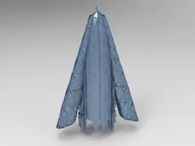 Pyramid Modern shard tower point 3D model