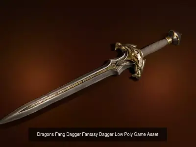 Dragons Fang Weapon Pack Small - Fantasy Sword and Dagger