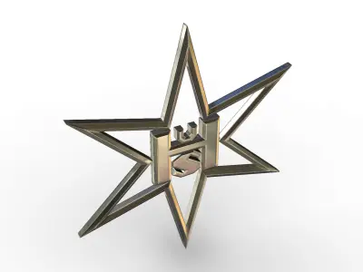 Henschel logo 3D model