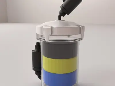 Canister Filter 3D model