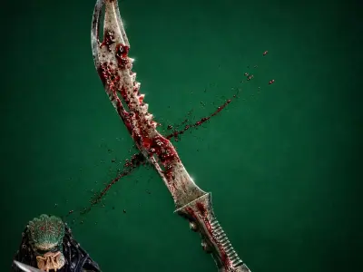 Lost Predator Axe 3D print model