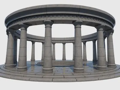 Ancient Altar 3D model
