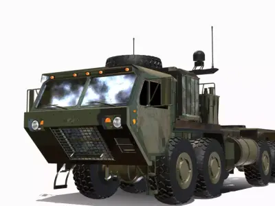 07157 M983 HEMTT M901 MIM 104F PATRIOT Low-poly 3D model