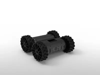 Nerva Lg UGV Low-poly 3D model