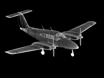 Piper PA-44-180 Seminole 3D model