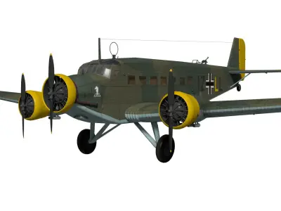 Junkers Ju52 3D model