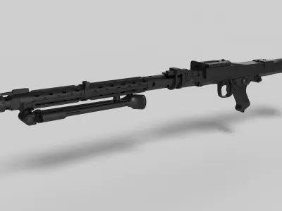 Stormtrooper Heavy Blaster Rifle DLT-19 from Star Wars 3D model