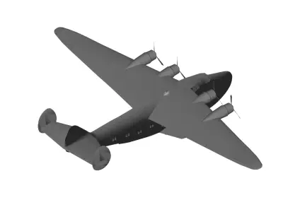 Boeing 314 Clipper 3D model