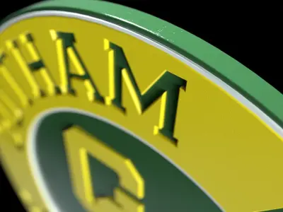 Gotham city university logo 3D model 3D model