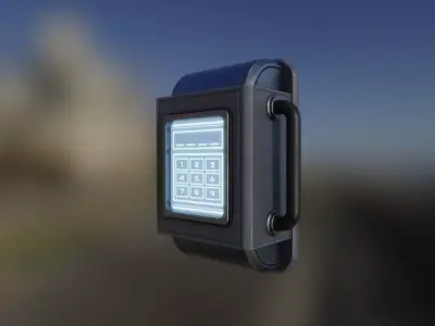 Door Keypad  Low-poly 3D model